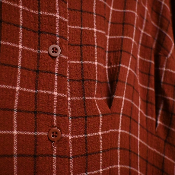 Torrid plaid flounce button up dress - Picture 5 of 5